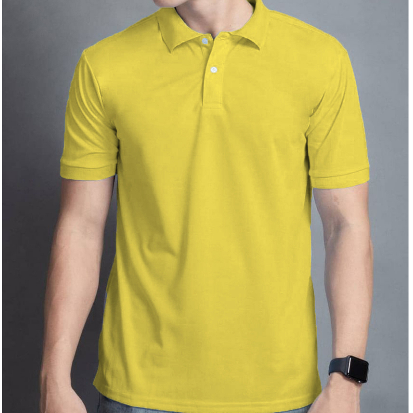 Áo thun Polo Trơn cổ trụ Nam Nữ, Thanh lịch và Trẻ trung phù hợp phối đồ Công sở & Dạo phố, vải Cotton cá sấu dày co dãn