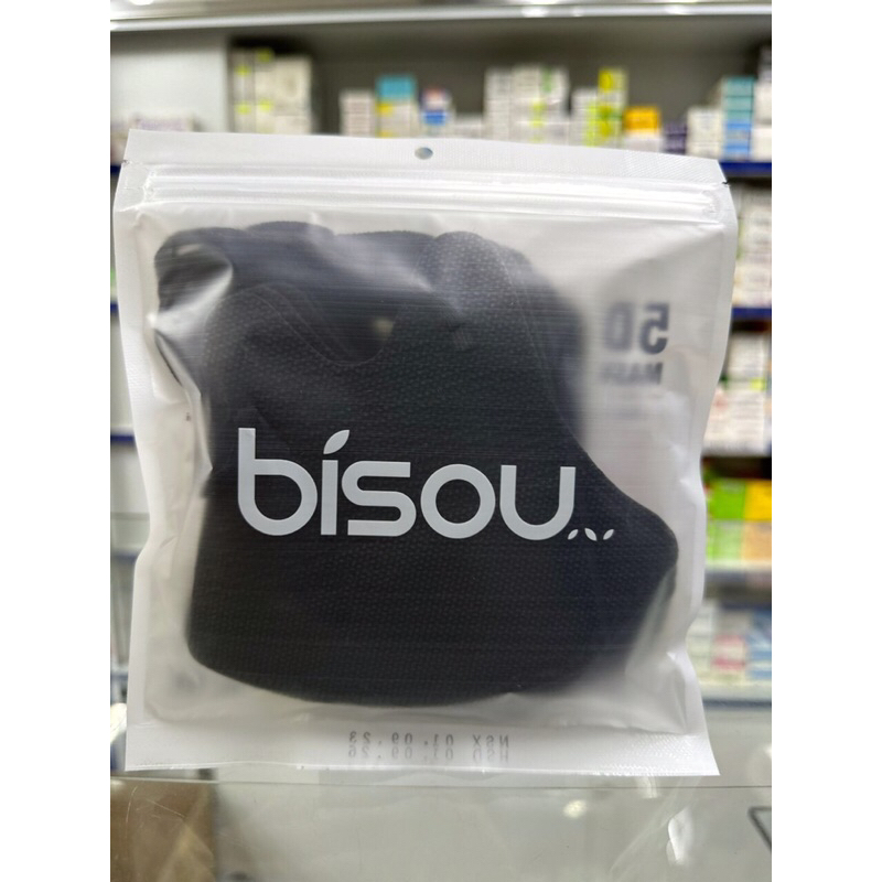 KHẨU TRANG 5D BISOU TÚI 10 CÁI 5 MÀU