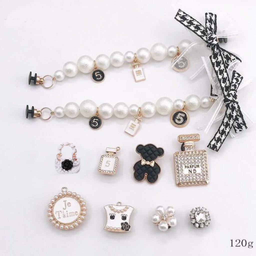 Bộ sticker gắn dép Jibbitz, Sticker, Charm Đính Đá Trang Trí Giày Dép Xinh Xắn sang trọng - cinghutag