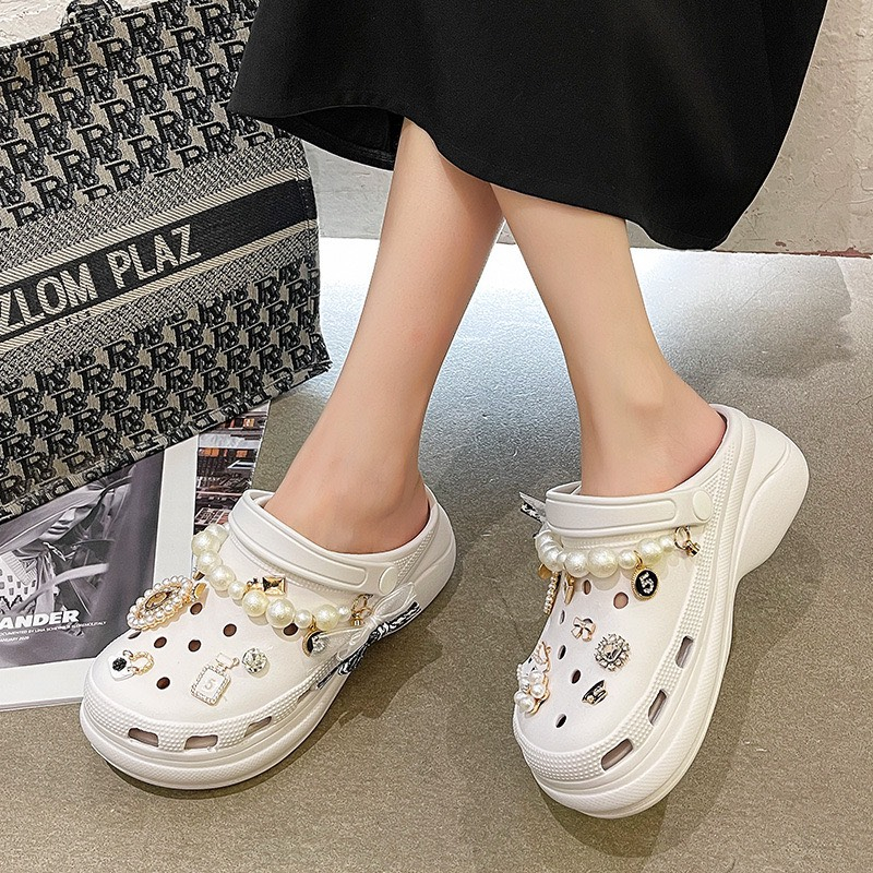 Bộ sticker gắn dép Jibbitz, Sticker, Charm Đính Đá Trang Trí Giày Dép Xinh Xắn sang trọng - cinghutag
