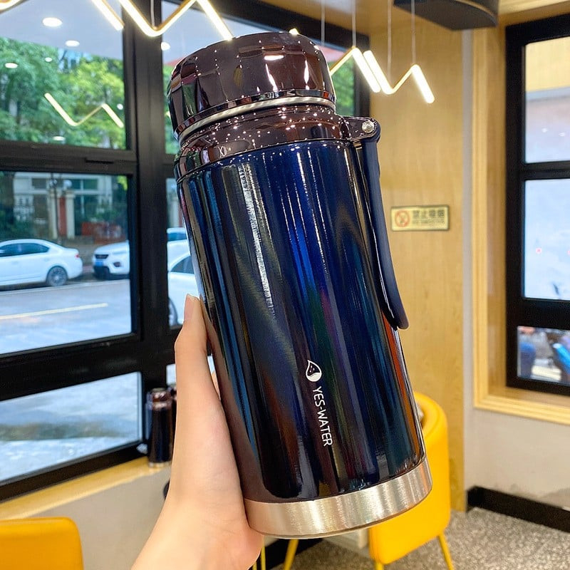 Bình giữ nhiệt 1200ml , nắp kim cương nguyên khối , giữ lạnh hơn 15 giờ giữ nóng hơn 8 giờ | BigBuy360 - bigbuy360.vn