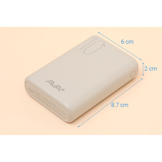 Pin sạc dự phòng polymer 10.000 mah 12w ava+ pj jp192