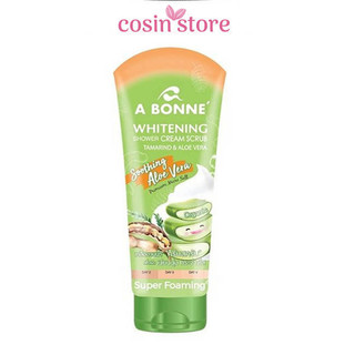 Sữa Tắm Tẩy Tế Bào A Bonne Whitening Shower Cream Scrub Chiết Xuất Nha Đam & Me Giúp Trắng Da 350g shop Cosin Store