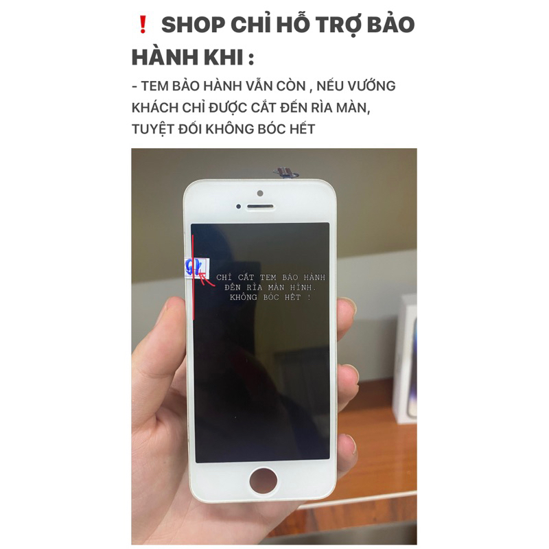 MÀN HÌNH 5S ZIN BÓC MÁY