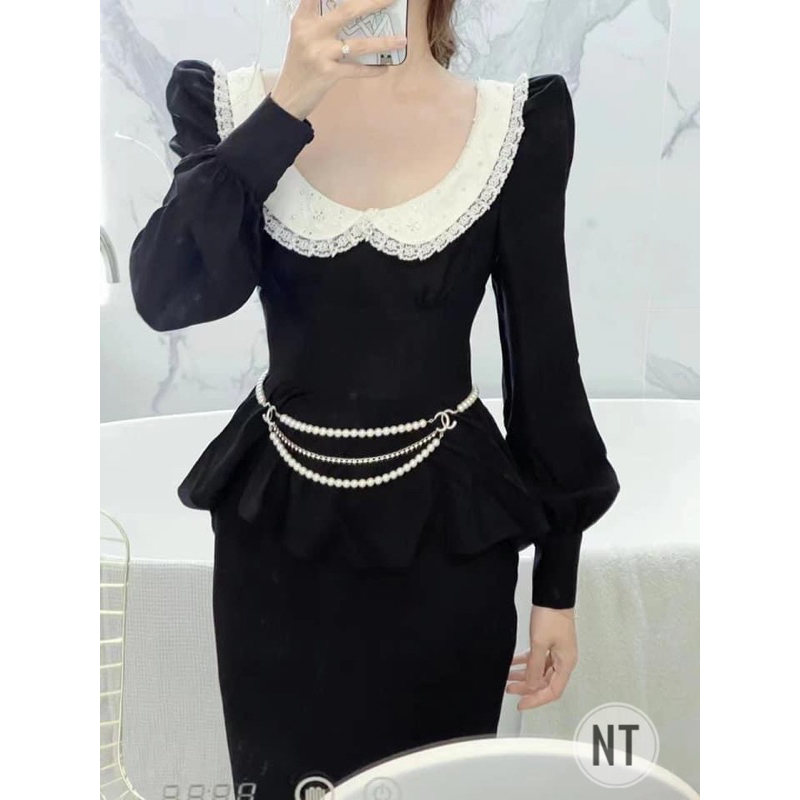 Dây xích ngọc thời trang, thắt lưng ngọc sang chảnh làm vòng cổ và làm đai