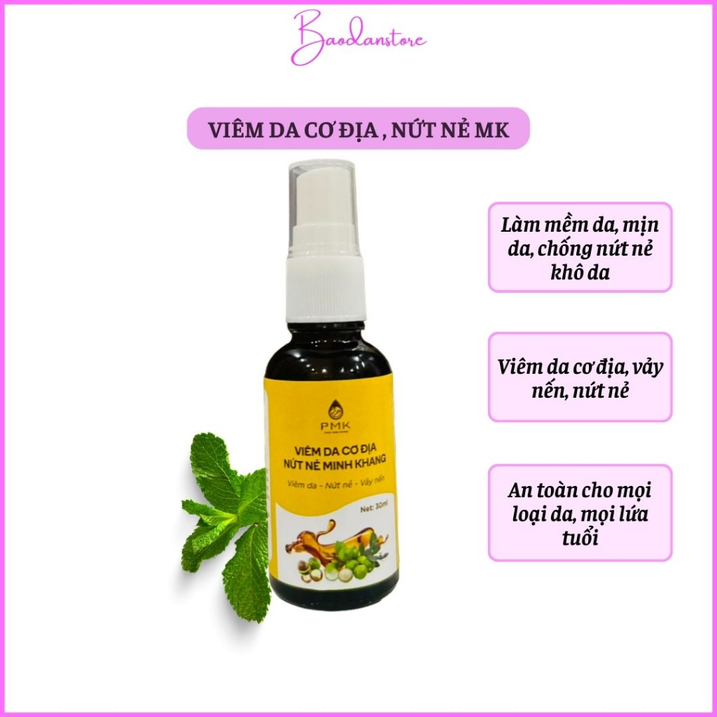 Viêm da cơ địa, nứt nẻ Minh Khang [FREESHIP] dưỡng ẩm, dùng cho trẻ từ 1 tuổi -30ml