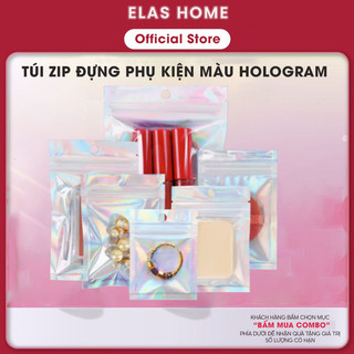 Túi zip hologram, túi zipper đủ 6 Size đựng mỹ phẩm trang sức phụ kiện áo quần phụ kiện điện thoại