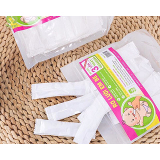 Rơ lưỡi khô tiệt trùng Mipbi / Molli vệ sinh răng miệng cho bé