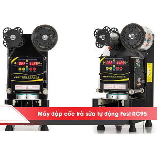 Máy ép miệng ly nhựa | Máy dập nắp cốc tự động FEST RC95