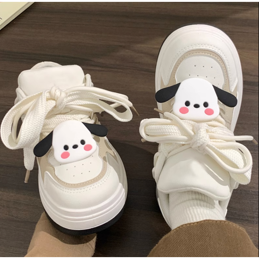 Giày thể thao nữ kèm stickers dễ thương có thể tháo rời B33