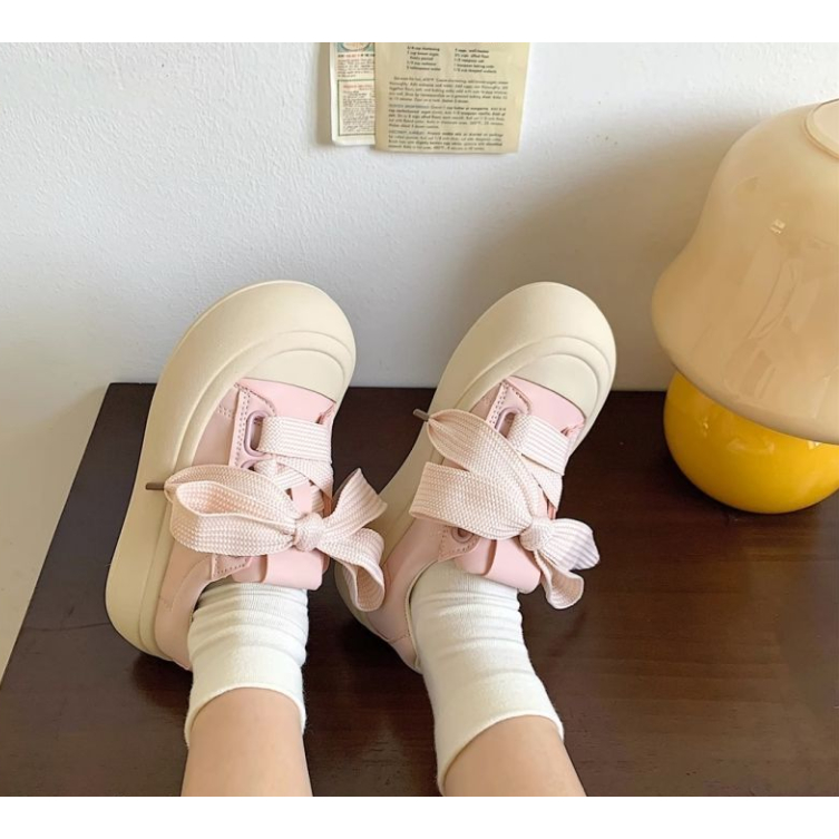 Giày thể thao nữ Ulzzang dây to màu đẹp hot trend B27