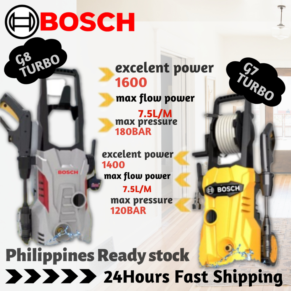 [ 12.12 ] BOSCH G7 turbo/G8 Water Jet Máy phun nước áp lực cao G7 turbo/G8 Turbo Waterjet Máy phun nước rửa xe