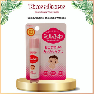 Son dưỡng môi cho bé - Wakodo Baby Care Stick 5g Nhật_Baestore