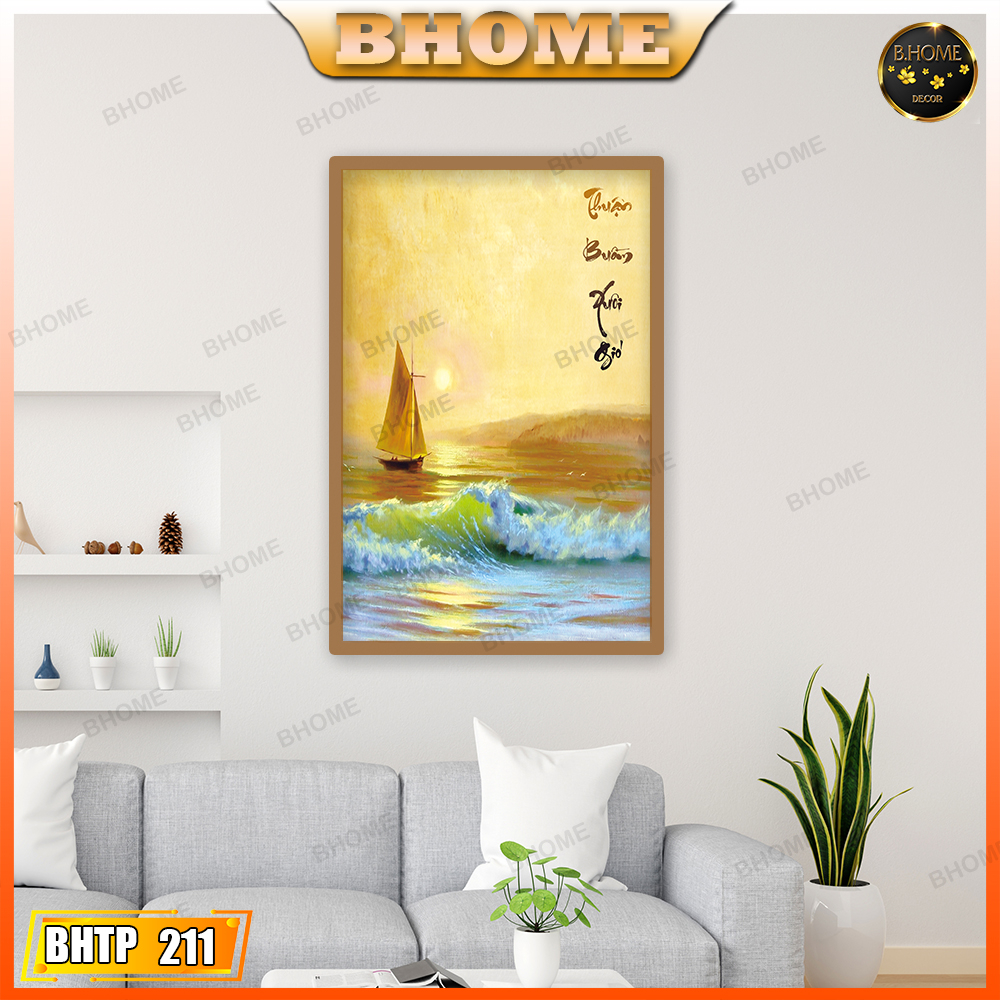 Tranh Thuận Buồm Xuôi Gió