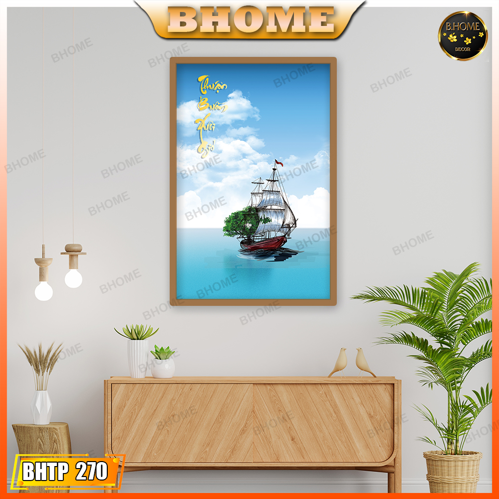 Tranh Thuận Buồm Xuôi Gió