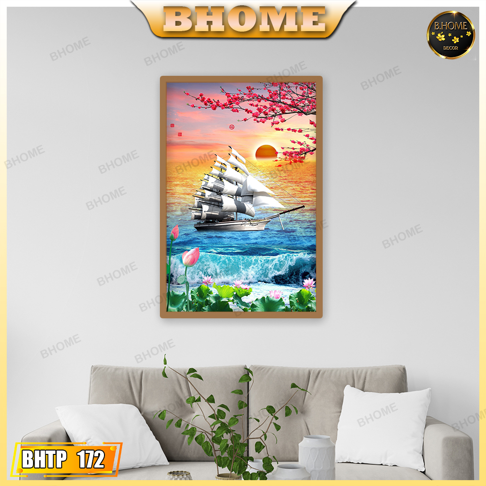 Tranh Thuận Buồm Xuôi Gió