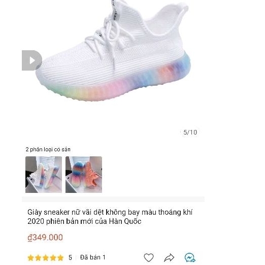 🌻 Thể thao chạy bộ đế trong màu💪 Rẻ vô dịch