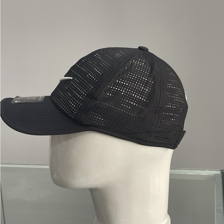 Mũ lưỡi trai nam nữ thương hiệu NIKE chất liệu dù lazer có lỗ thoáng khí size nhỏ