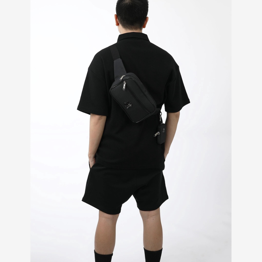 Túi bao tử nam nữ MLB chống nước cao cấp size 24cm x 15cm x 5.5cm