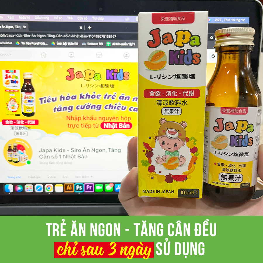 Combo mua 2 siro ăn ngon Japa kids orihiro tặng 1 sữa non Japa Milk 400ml cải thiện tầm vóc cho bé hỗ trợ biếng ăn tăng
