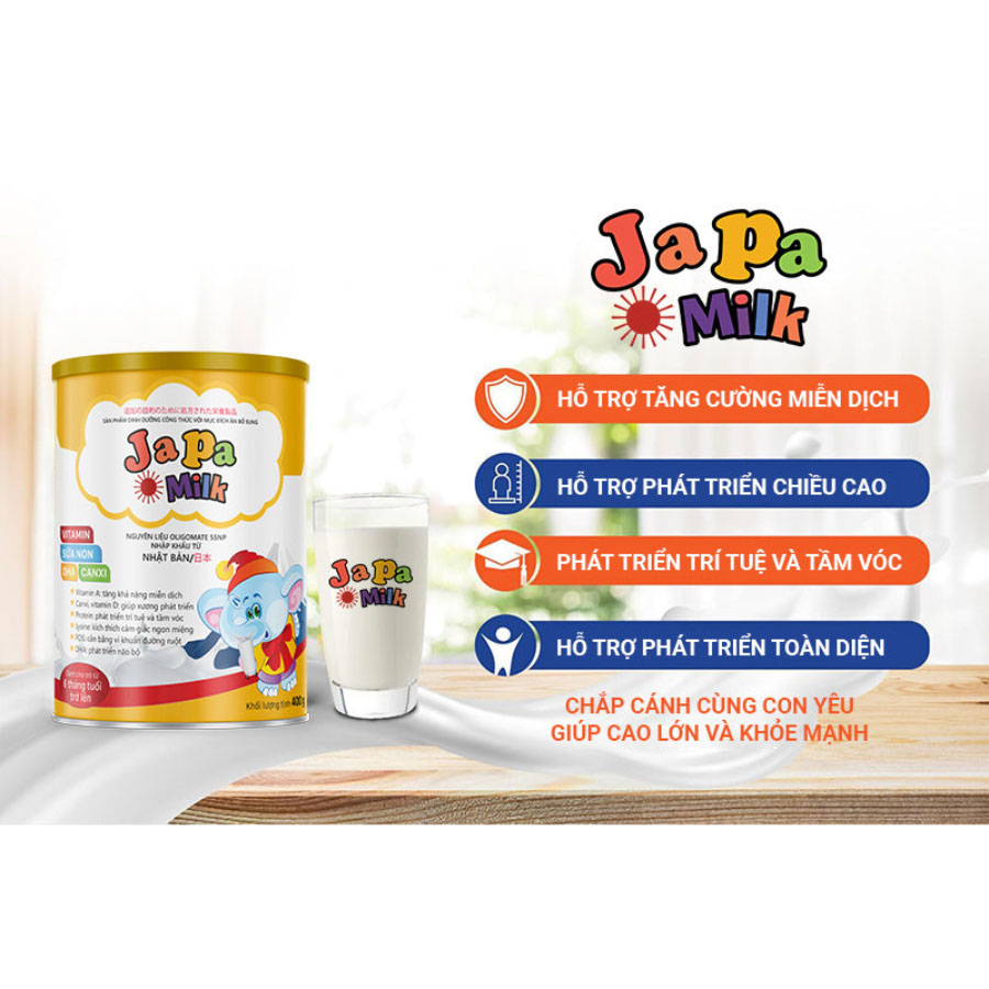 Combo mua 2 siro ăn ngon Japa kids orihiro tặng 1 sữa non Japa Milk 400ml cải thiện tầm vóc cho bé hỗ trợ biếng ăn tăng