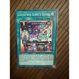 Bài yugioh: live twin sunny’s snitch