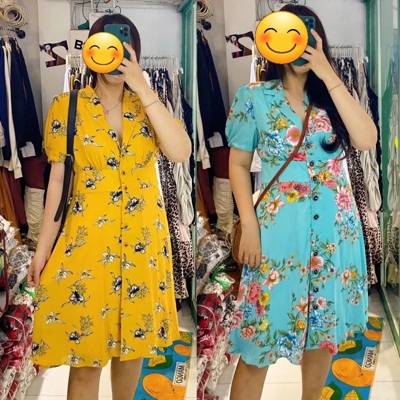 Đầm hoa xuất dư vnxk