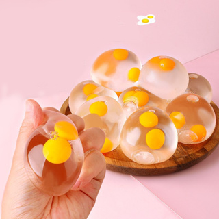 Giá sỉ Đồ chơi Trứng Gà 2 Lòng Squishy đáng yêu mochi slime bóp xả stress