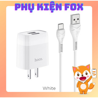 Bộ sạc nhanh hoco c73 2.4a kèm dây sạc dài 1m - chính hãng