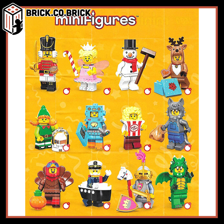 Minifigures Nhân vật số 23 Đồ chơi Lắp ráp Nhân vật Ngẫu Nhiên Series 23 71034