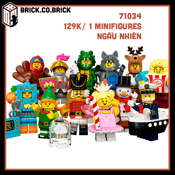 Minifigures Nhân vật số 23 Đồ chơi Lắp ráp Nhân vật Ngẫu Nhiên Series 23 71034