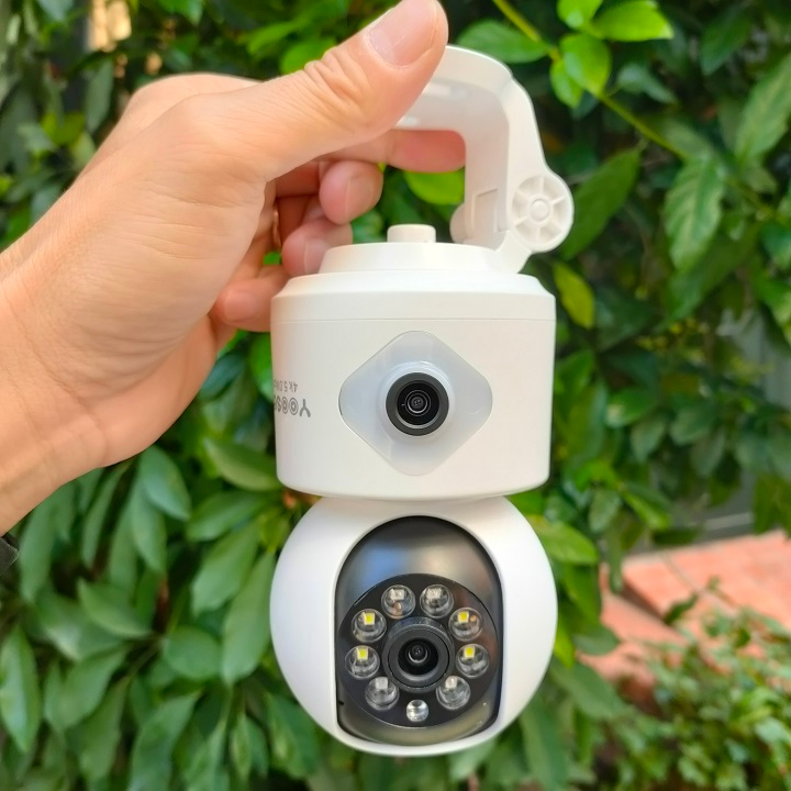 Camera 2 mắt yoosee trong nhà 4k 5.0mpx siêu nét, góc rộng, đàm thoại 2 chiều, có màu ban đêm