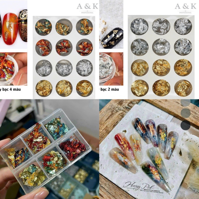 Giấy Bạc Ẩn Nail Các Loại Mẫu Mã Khách Dễ Sử Dụng, Khách Bấm Vào Hình Chọn Loại Mẫu ạ💅💅💅