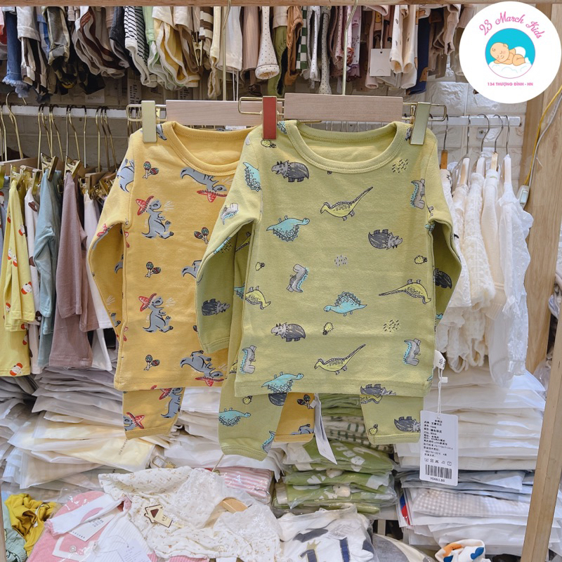 Bộ đồ ngủ style Hàn hàng QC siêu đẹp cho bé size 73-100