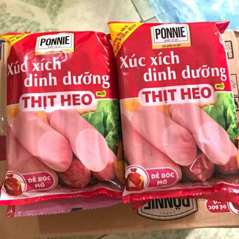 Xúc xích dinh dưỡng thịt  heo ponnie  105g