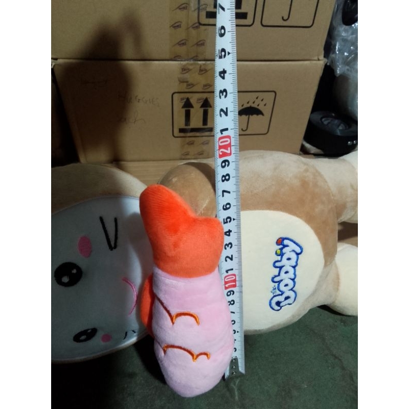 Gấu bông cho bé gấu mèo ôm cá