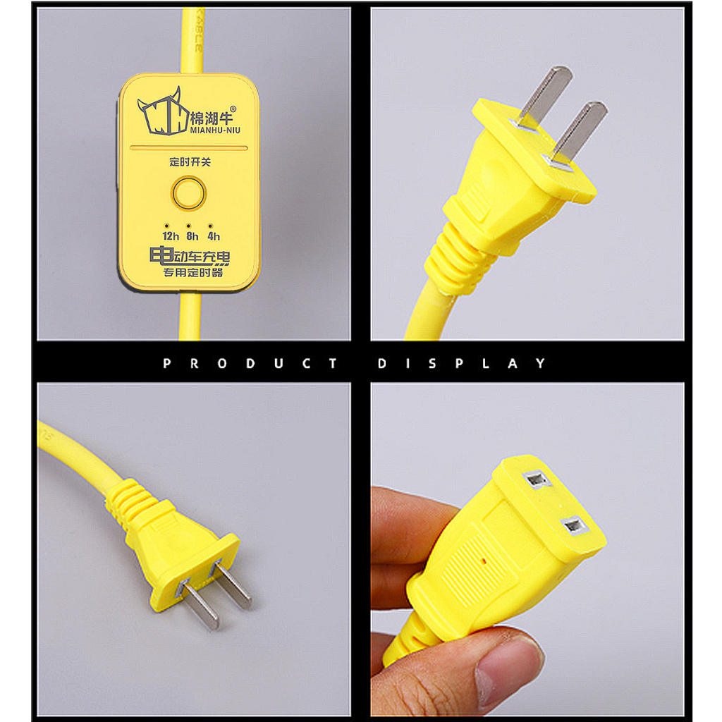 Ổ Cắm Điện Hẹn Giờ Tự Động Ngắt Chống Quá Tải Cho Xe Điện, Laptop, Điện Thoại Sạc Qua Đêm. Công suất 800W. MiKaKo