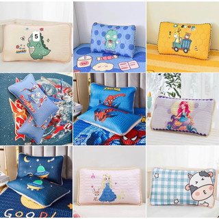 Gối điều hòa cao su non cho bé gối cho bé sơ sinh chất liệu tencel vỏ cao su mềm mịn (kích thước 30 x 55 cm