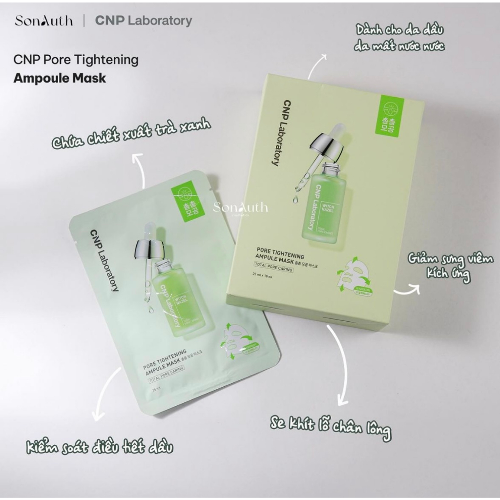 Mặt nạ giấy CNP Laboratory Ampule Mask 25ml - Hộp 10 miếng