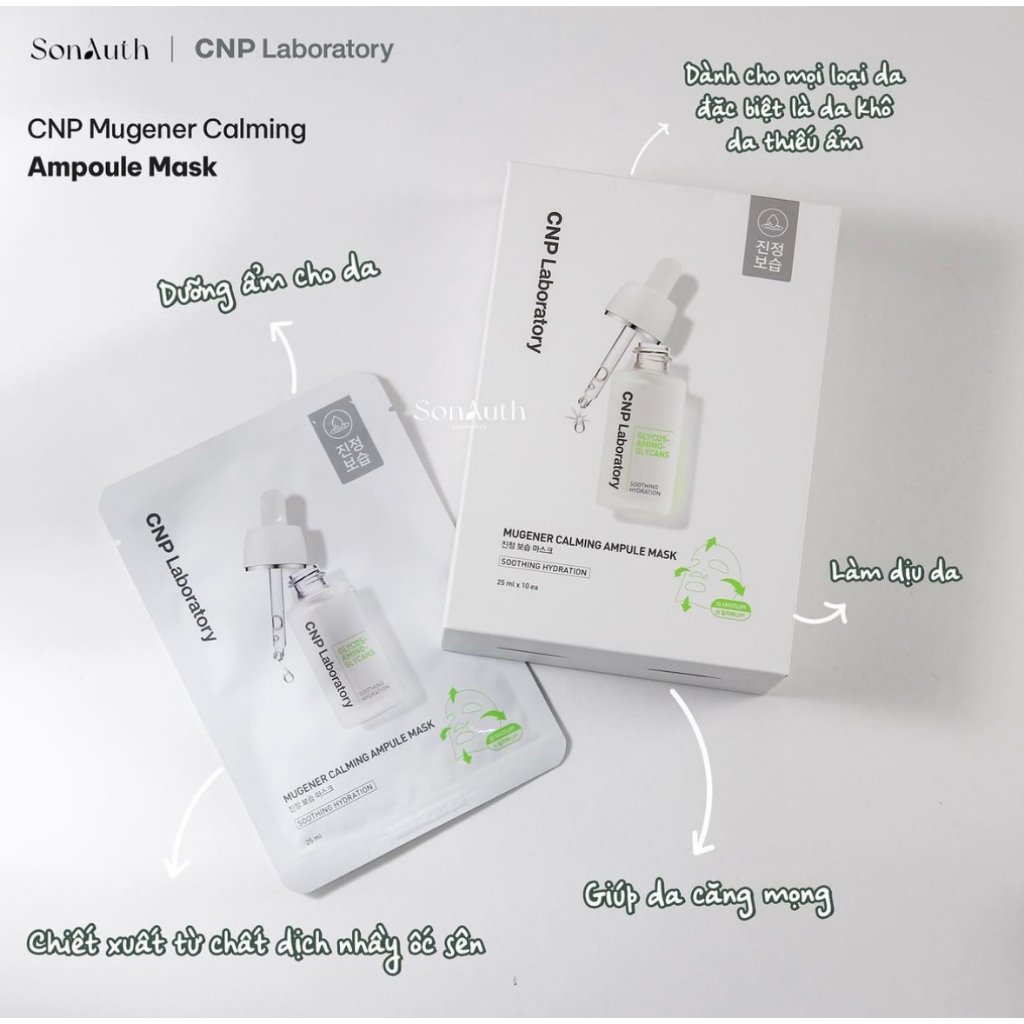Mặt nạ giấy CNP Laboratory Ampule Mask 25ml - Hộp 10 miếng