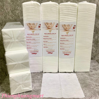 KHĂN CÂY LAU MẶT SPA LOẠI 1 Khoảng 250 / 210 tờ siêu tiết kiệm - Khăn giấy lau mặt Spa tiệt trùng 500gr / cây