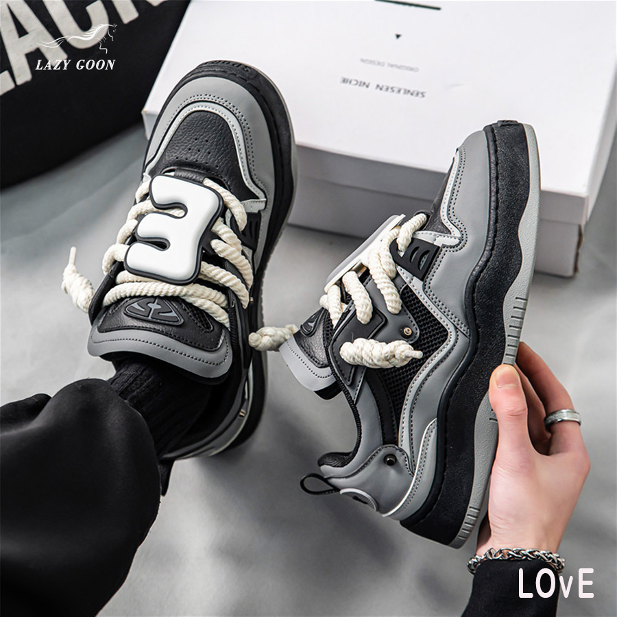 Giày Thể Thao Sneaker nam nữ Cat & Sofa đen phiên bản LOVE phong cách Hàn Quốc