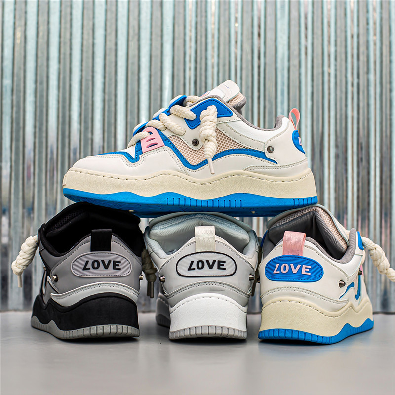 Giày Thể Thao Sneaker nam nữ Cat & Sofa đen phiên bản LOVE phong cách Hàn Quốc