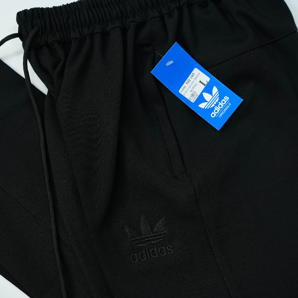 Quần thể thao nam Lacoste +  ADIDAS vải umi co giãn cao cấp, Quần jogger nam thu đông gấu xuông phối cạp chun