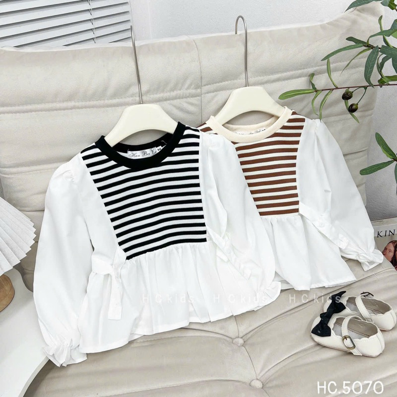 Áo Sơ Mi Tay Phồng Dài Phối Ren Phong Cách Phương Tây Thời Trang Mùa Thu Mới Dành Cho Bé Gái 2023