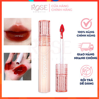  Son Kem Bóng CAPPUVINI Siêu Lì Không Trôi Môi Căng Mọng Lên Màu Cực Chuẩn Dưỡng Ẩm Lên Môi Mềm Mịn Nhiều Màu Xinh 