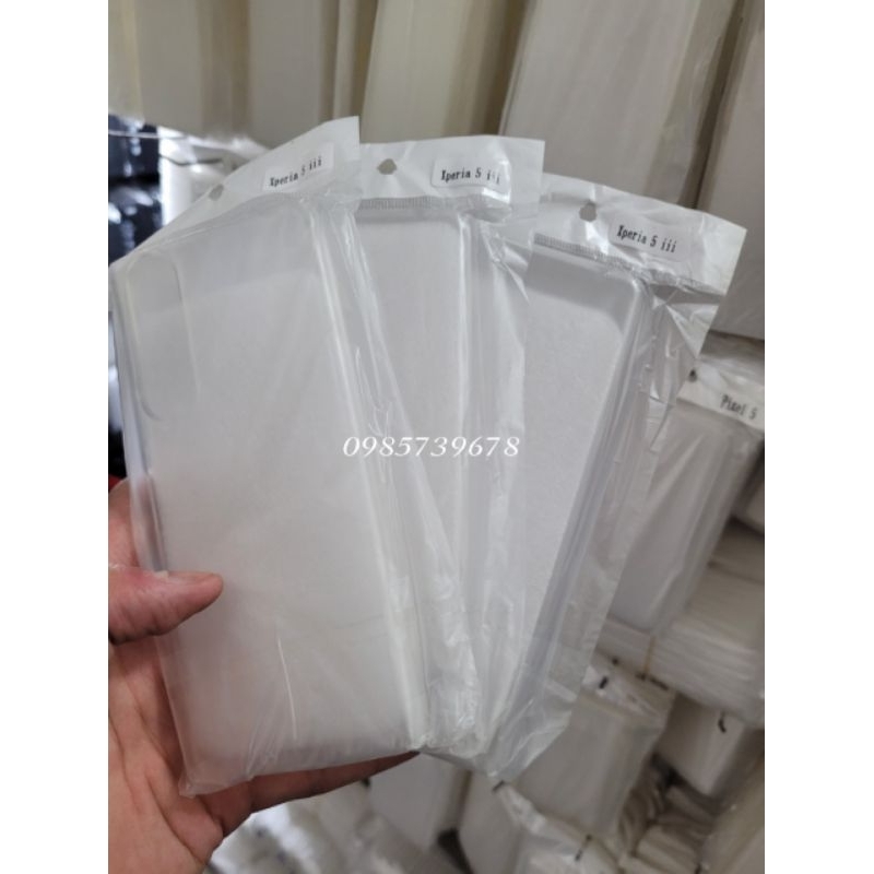 Ốp lưng sony xperia 5,xperia 5 II,Xperia 5 III,Xperia 1 II,III Xperia 10 iii Lưng silicon trong suốt.