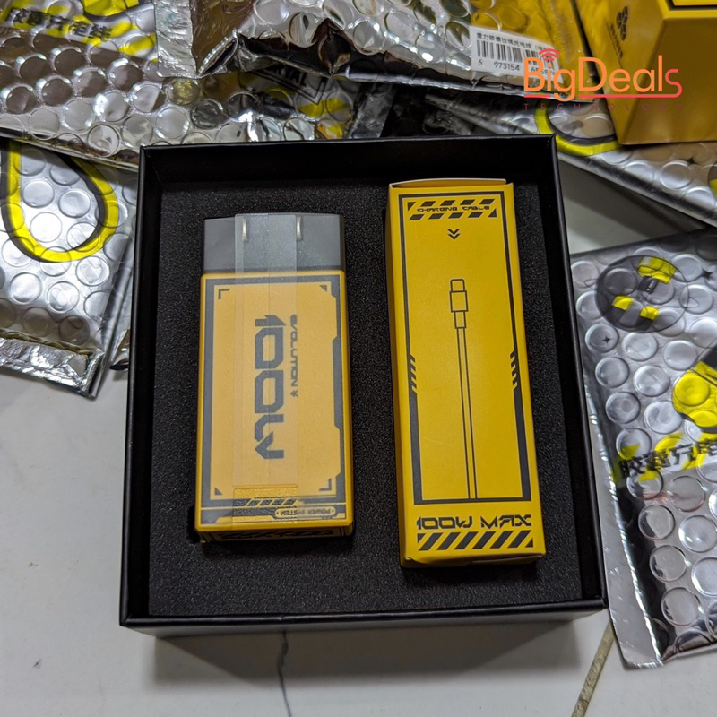 Bộ sạc GaN 100W SHARGE x MECHREVO S100C Hyper Charge siêu nhỏ gọn, BH 6 tháng, BigDeals VN