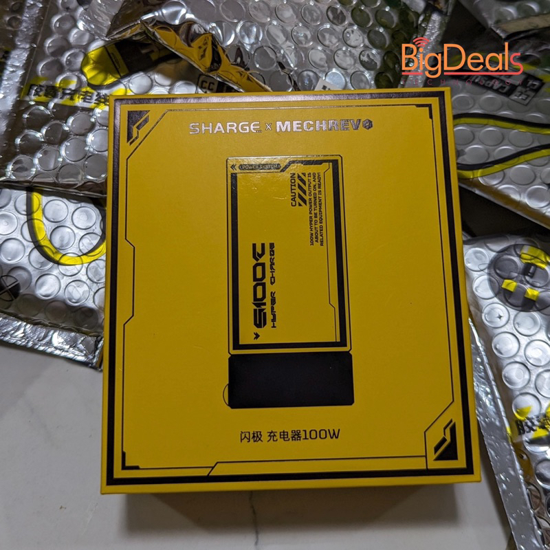 Bộ sạc GaN 100W SHARGE x MECHREVO S100C Hyper Charge siêu nhỏ gọn, BH 6 tháng, BigDeals VN