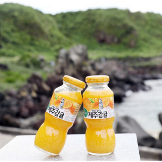 Combo 12 chai nước quýt đảo jeju 180ml - 자연은제주감귤 180ml